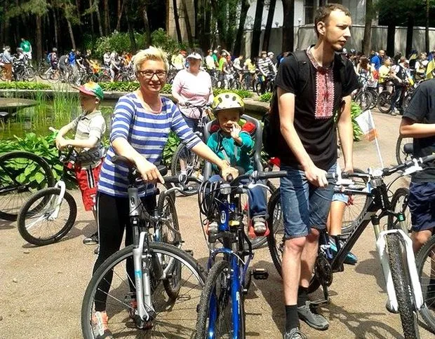 В Черкасах відбувся традиційний Всеукраїнський велопробіг «Велодень-2014» (Фото) + (Відео) — фото 1